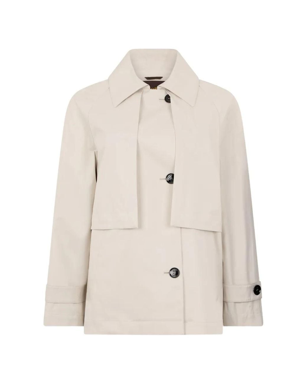 Moorer White Buttoned Jacket