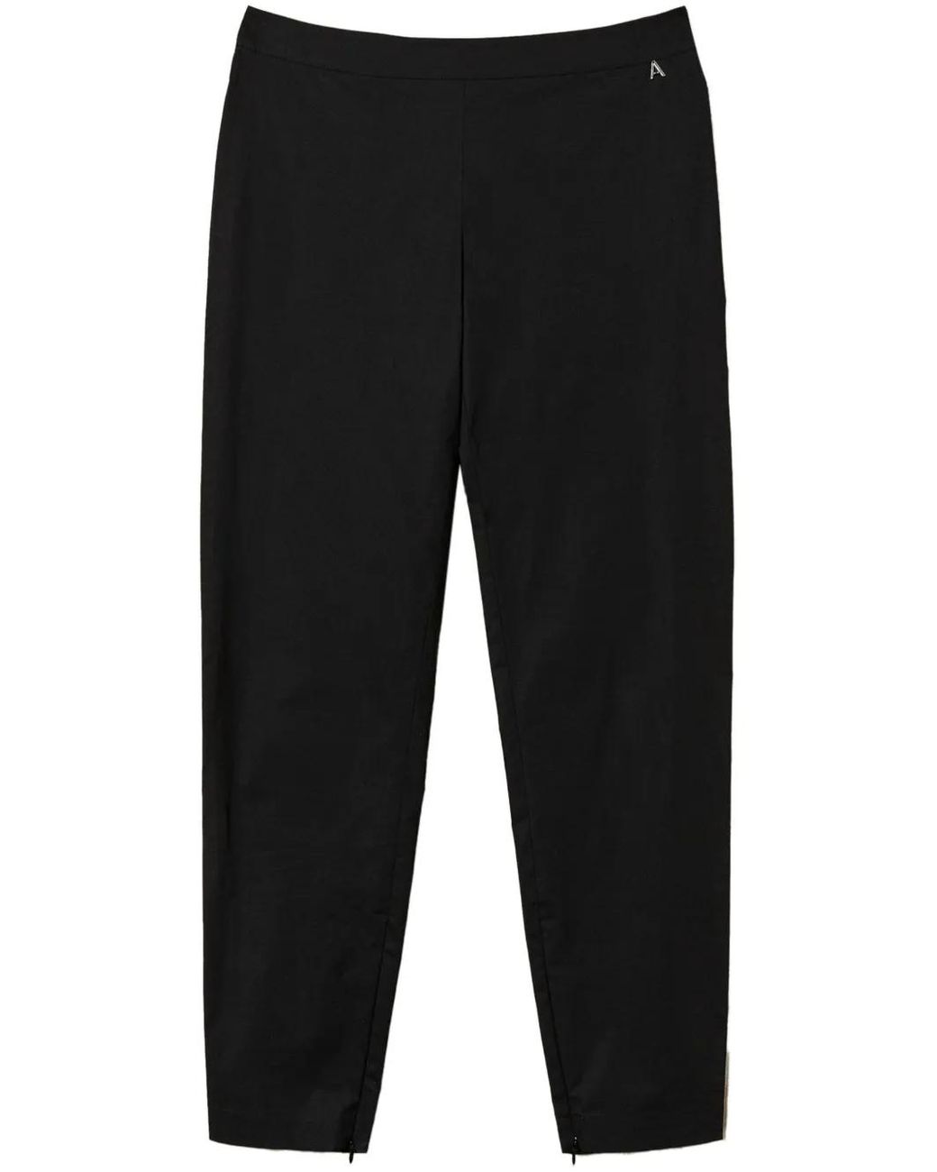 Twinset Black Poplin Trousers