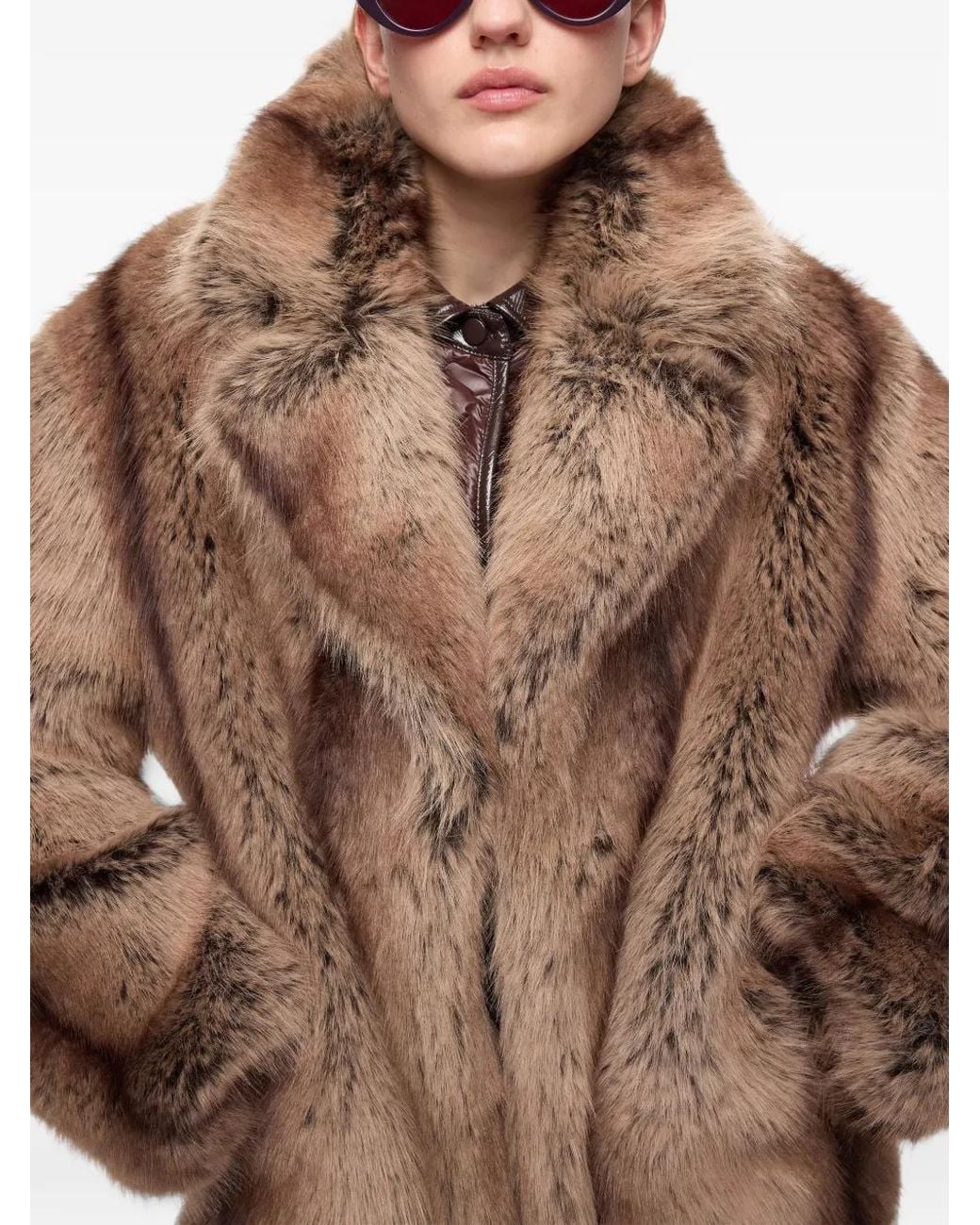 Pinko Brown Caladenia Pea Coat