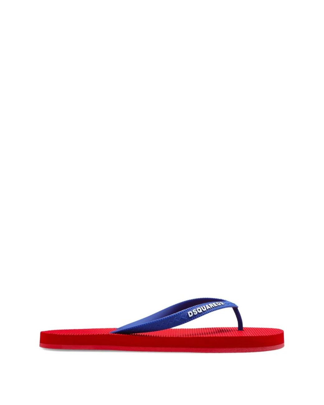 DSquared² Red Logo Flip Flops