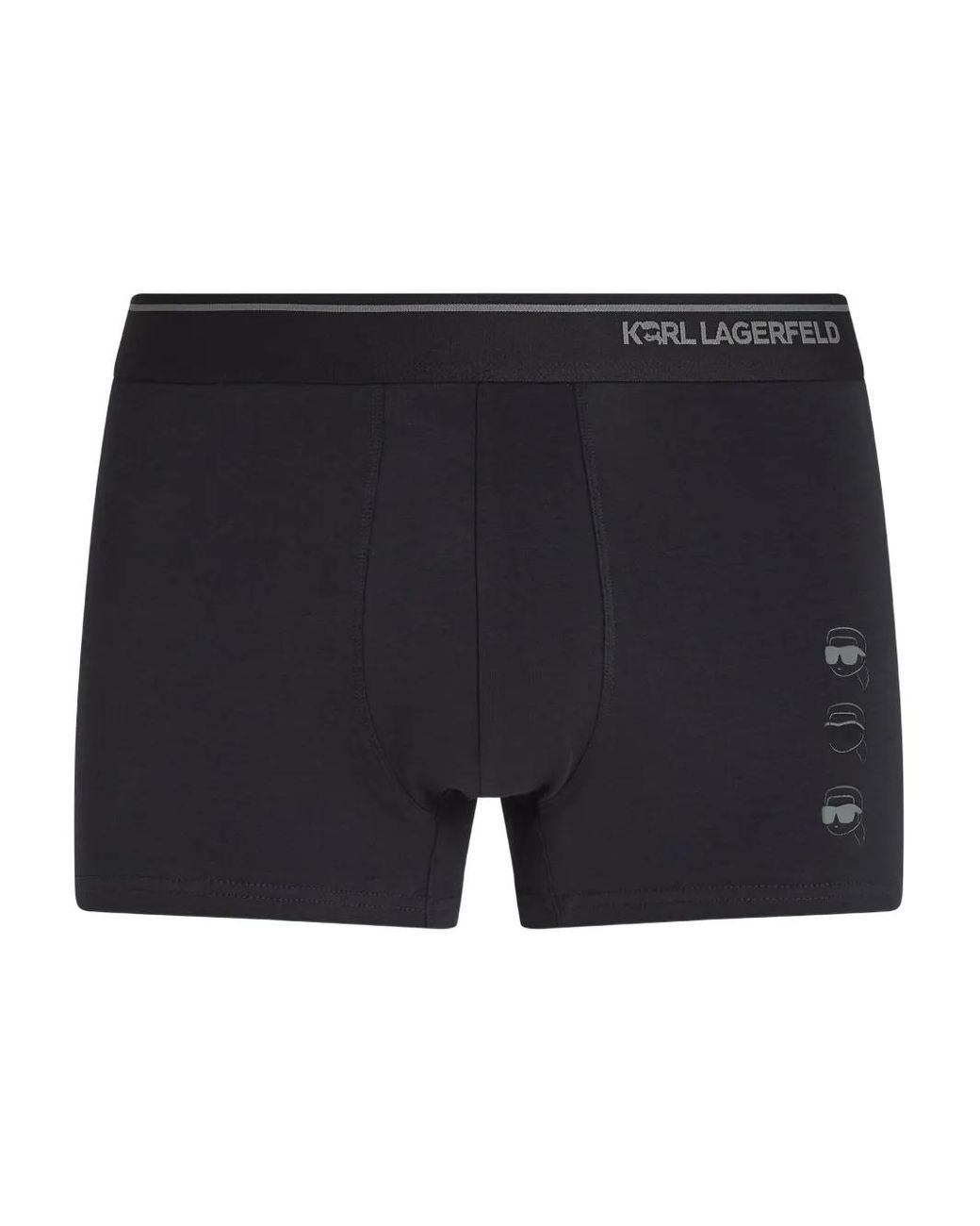 Karl Lagerfeld Green Ikon Boxers (Pack Of Three) for men