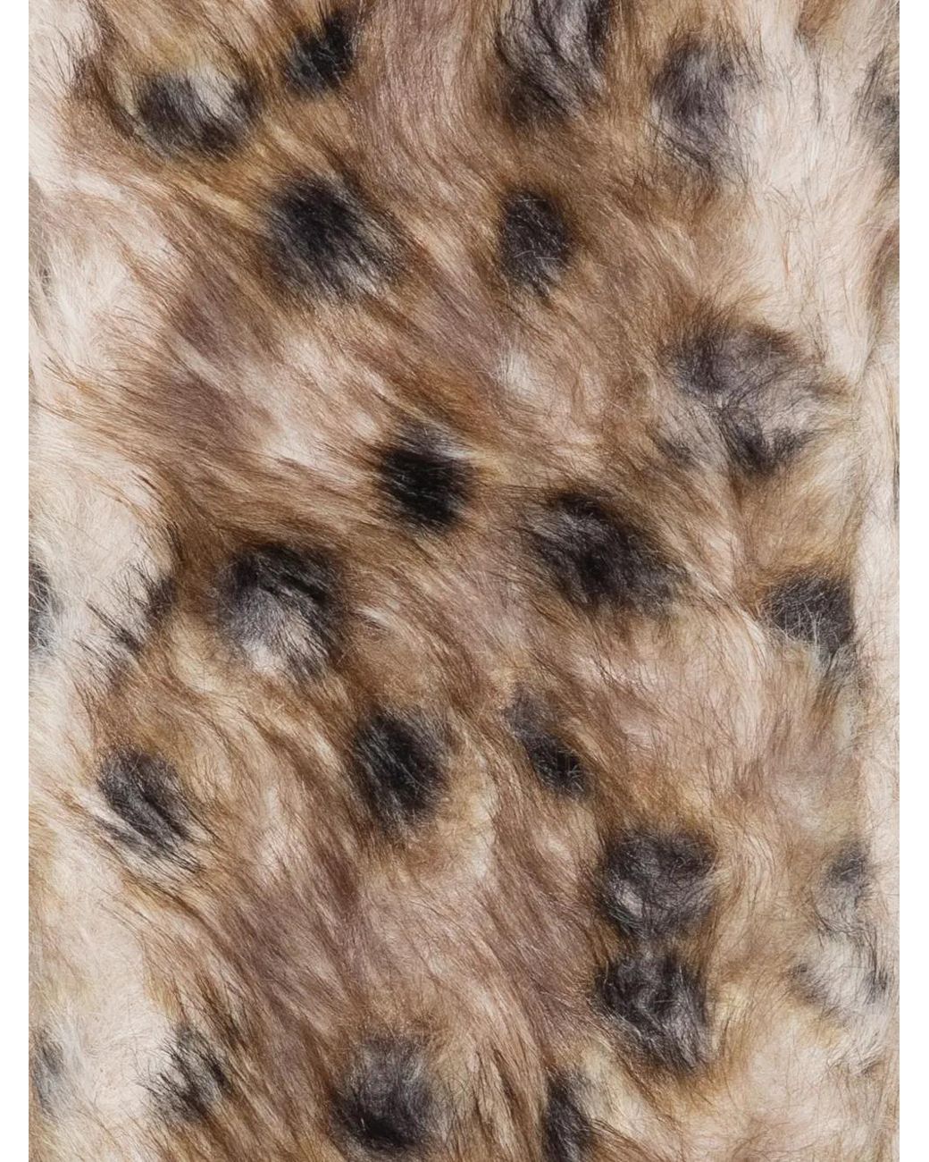 BARBARA BOLOGNA White Leopard-Print Scarf