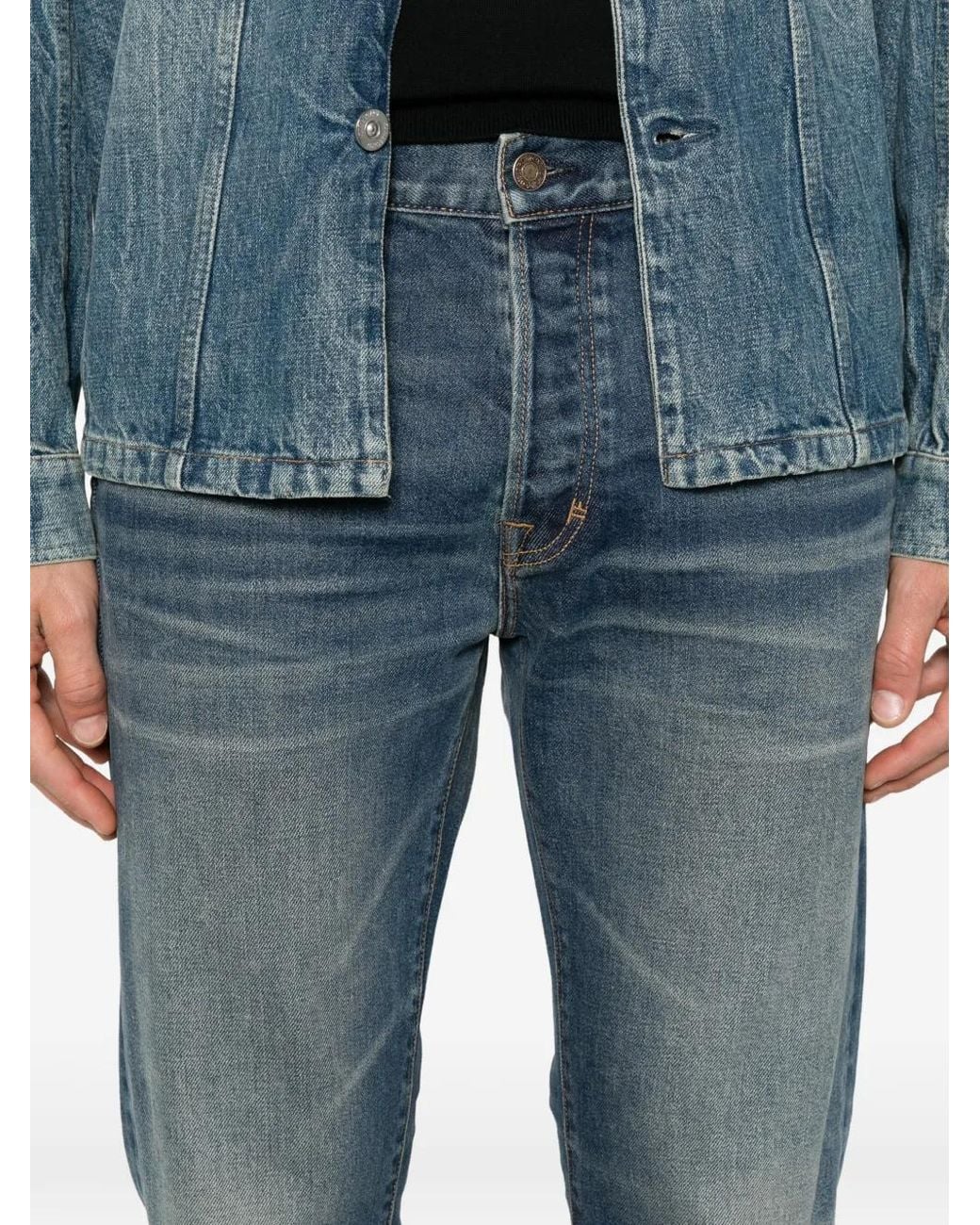 Vaqueros Rectos Tom Ford de hombre de color Blue