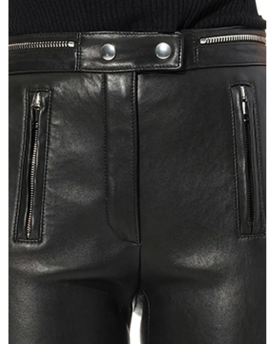 McQueen Black Side-Stripe Trousers