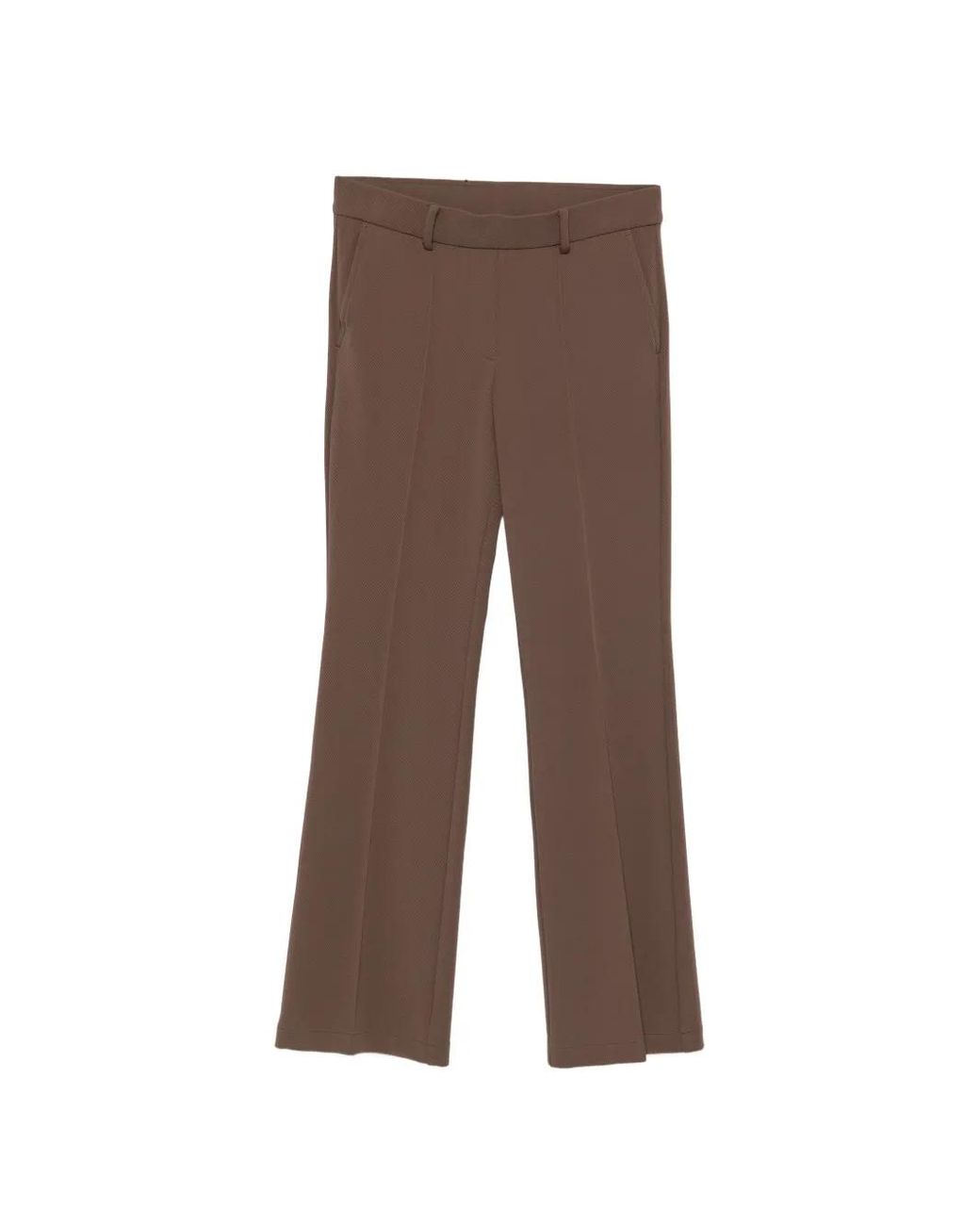Cambio Brown Francoise Flared Trousers