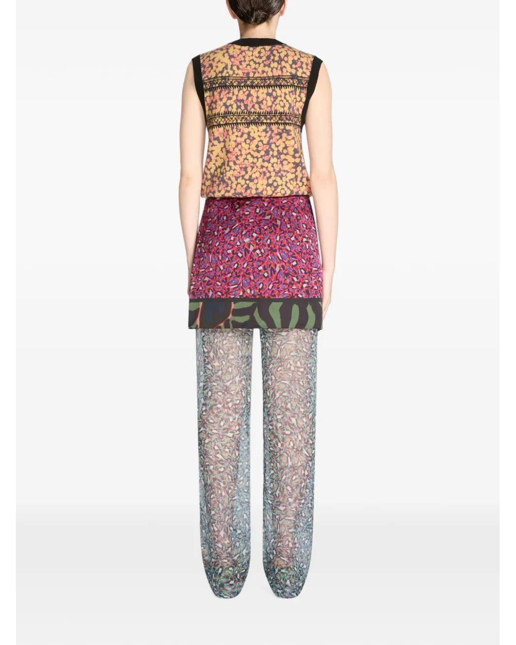 Dries Van Noten Natural Pullover Mit Print