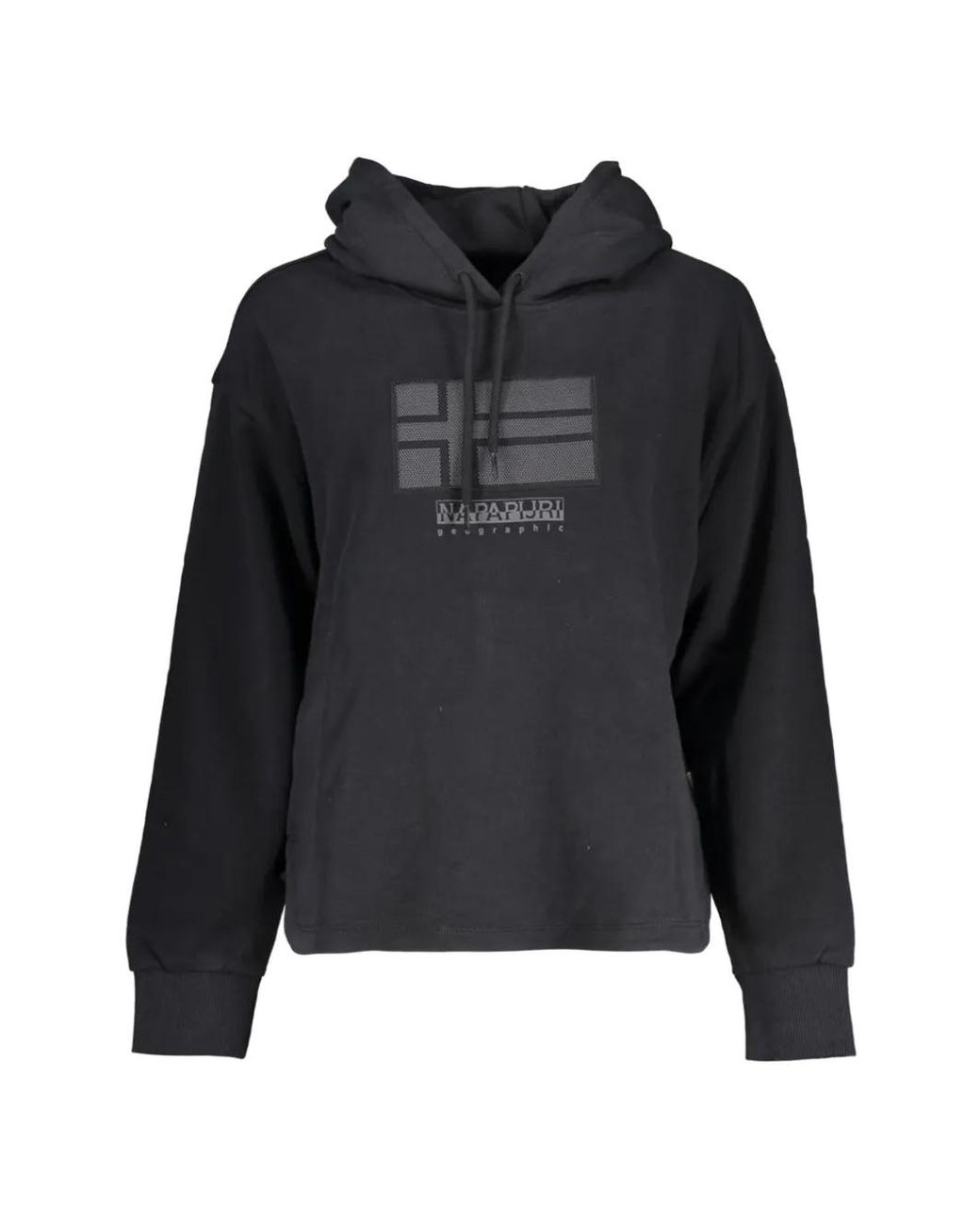 Napapijri Black Logo-Print Hoodie