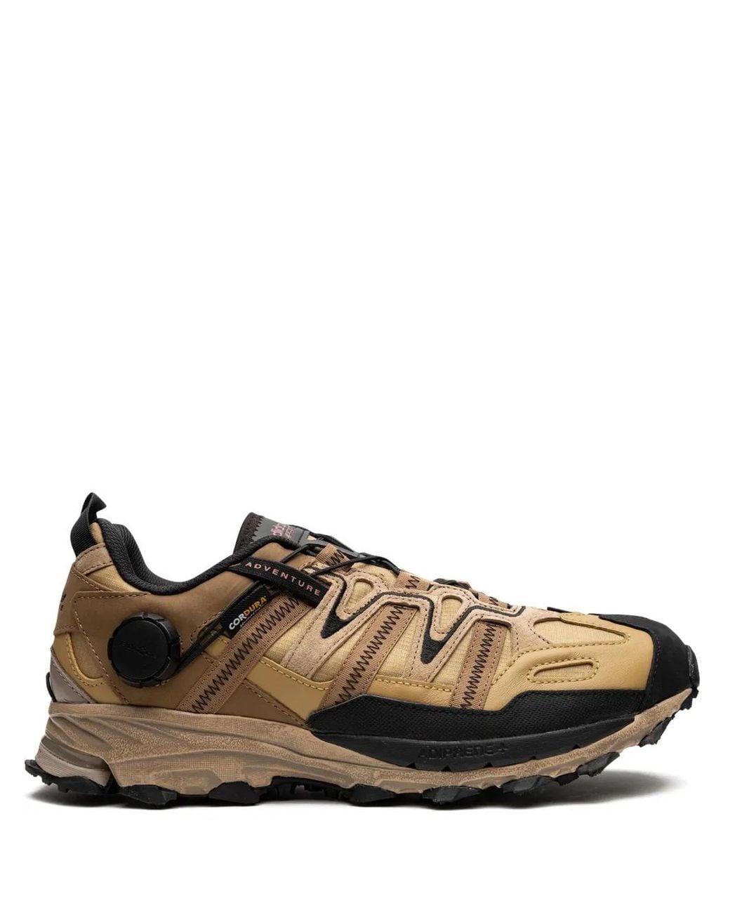 Adidas Brown Hyperturf Gaiter "Golden Biege" Sneakers