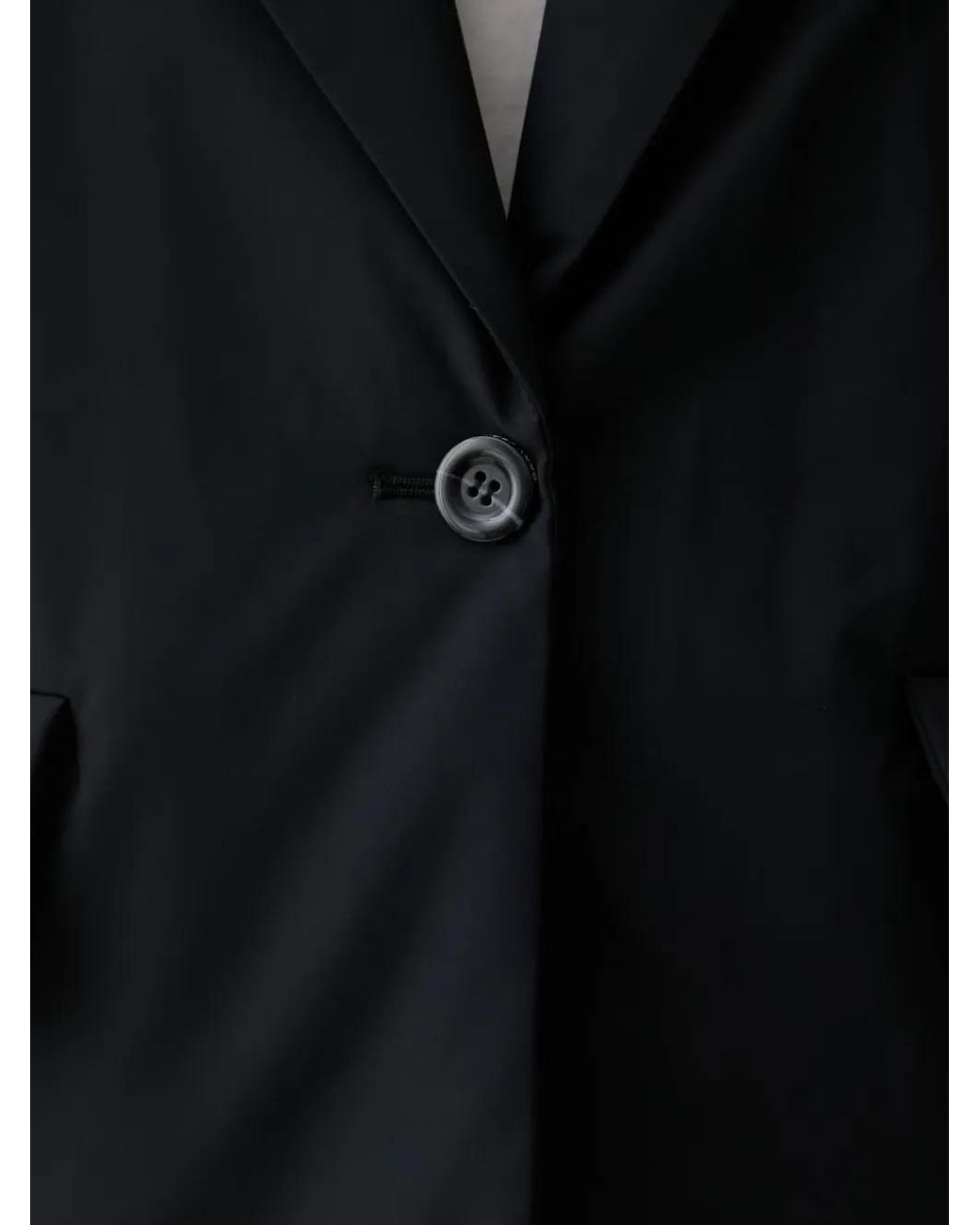 DKNY Black Single-Breasted Notched-Lapel Jacket