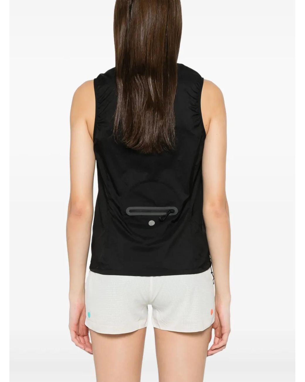 Asics Black Metarun Packable Gilet Clothing