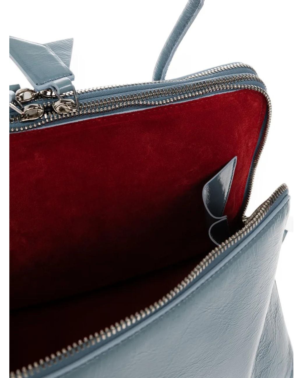 The Attico Blue 'L'Altra Di Milano' Sky Shoulder Bag
