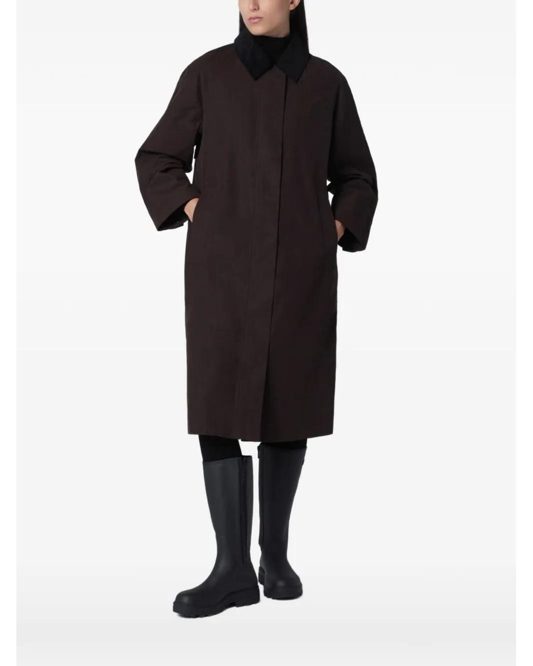 Tretorn Black Dawn Storm-Flap Coat