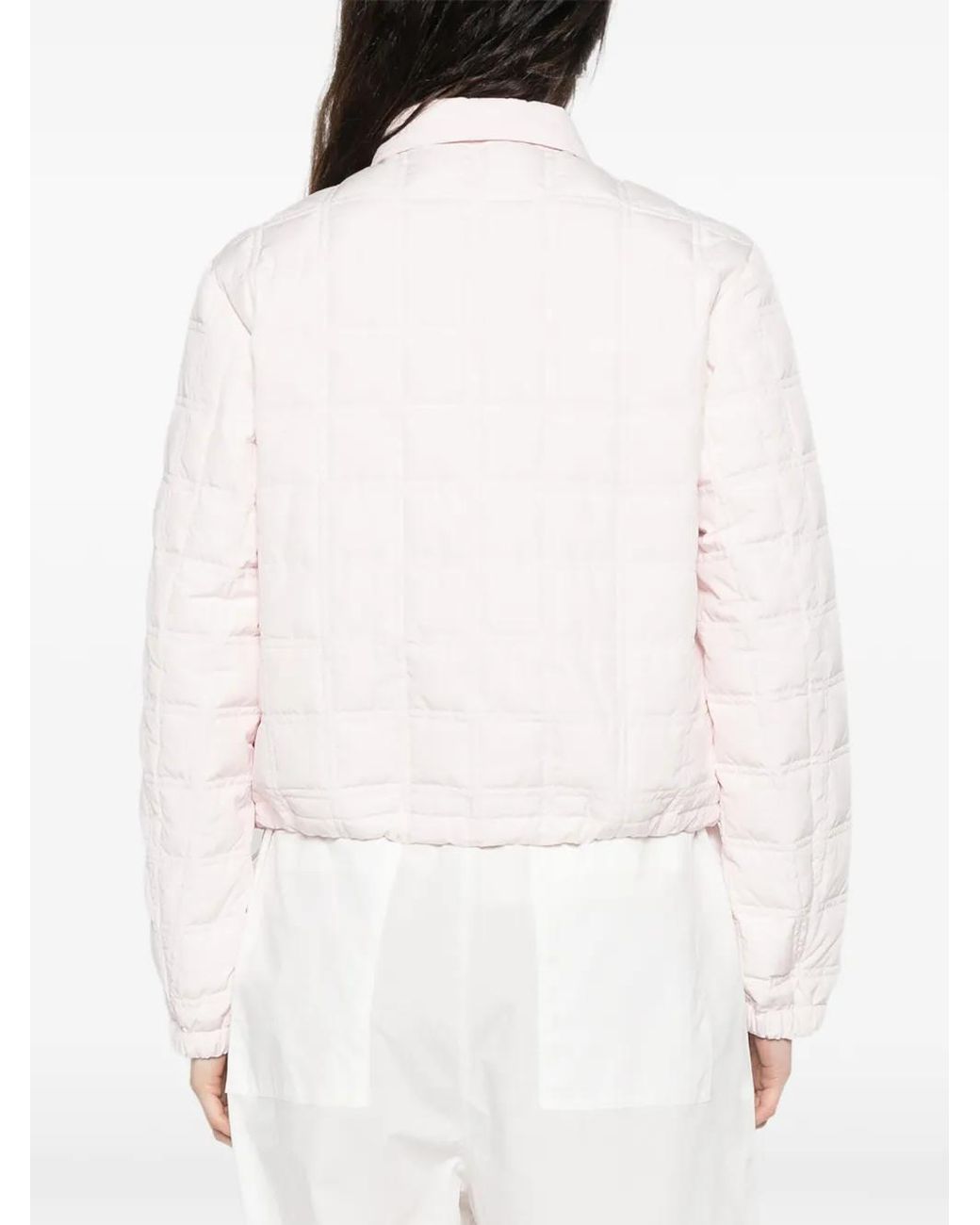 Moncler Pink Collar Zip Jacket