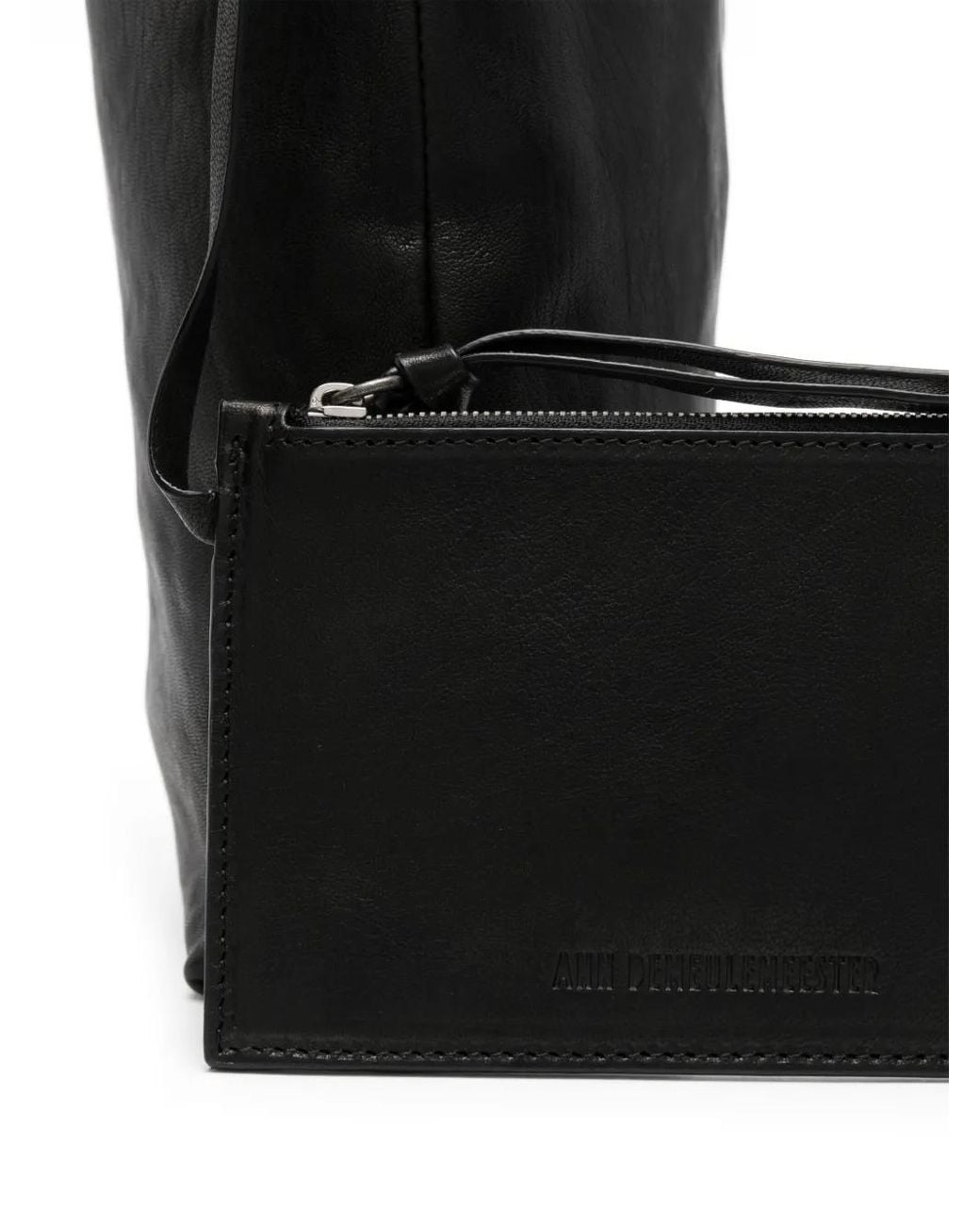 Ann Demeulemeester Black Ger Mini Soft Cross Body Bag