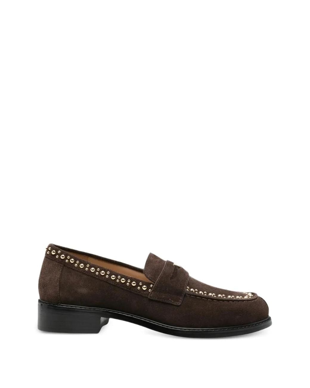 Furla Brown College Leather Loafers
