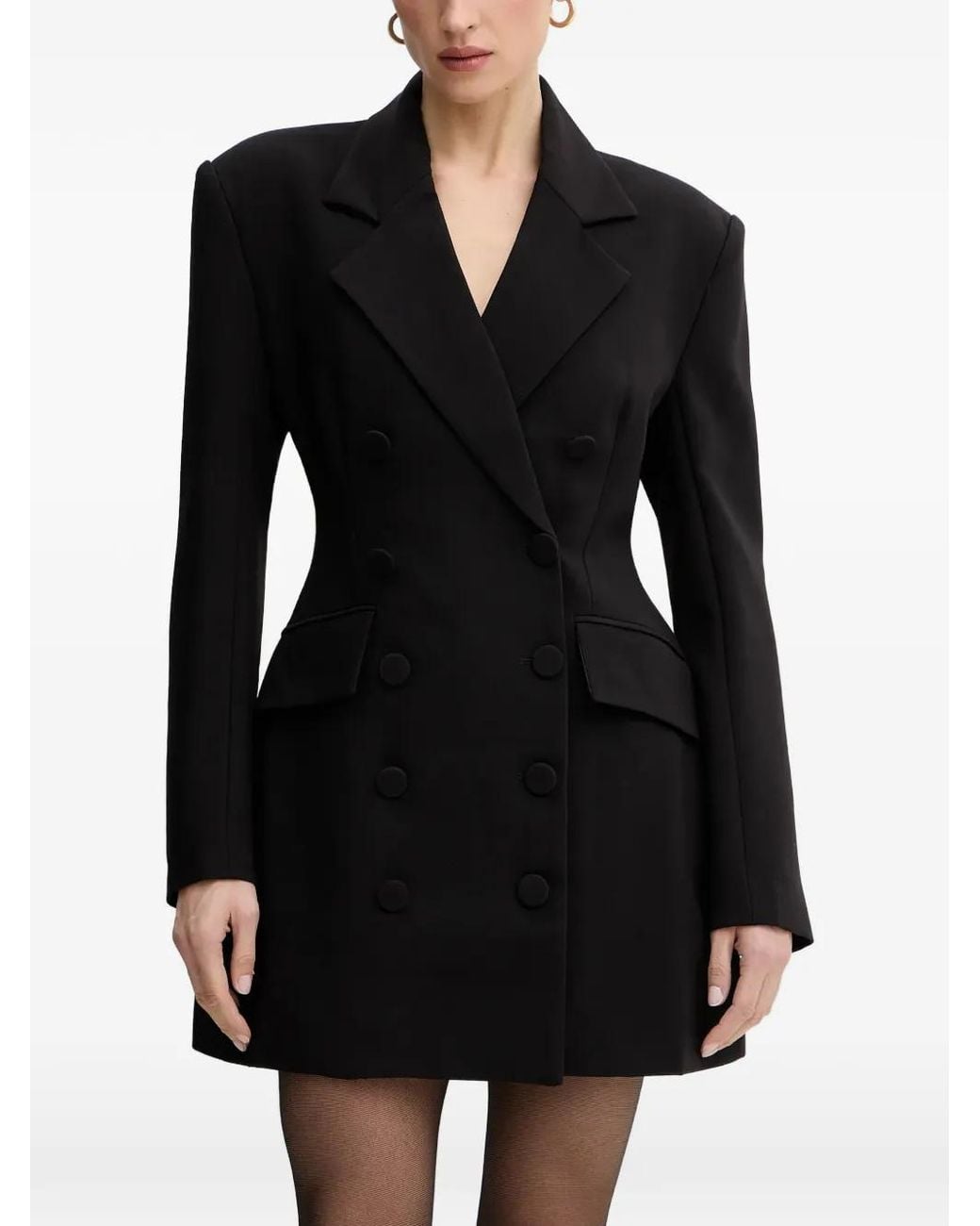 Bardot Black V-Neck Mini Dress