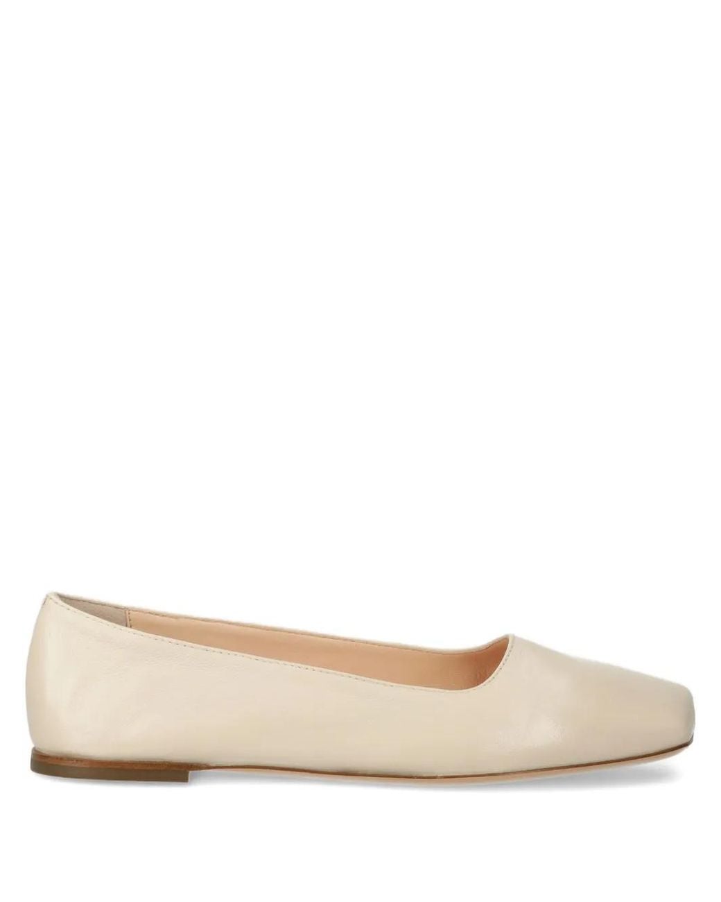 Agl Attilio Giusti Leombruni Natural Leather Ballet Flats