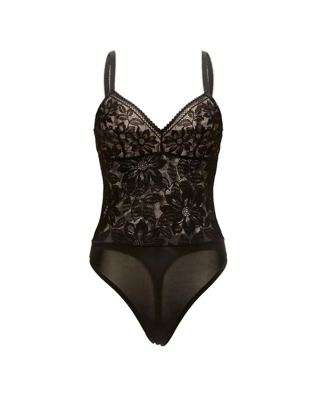Wolford Black Lace Body