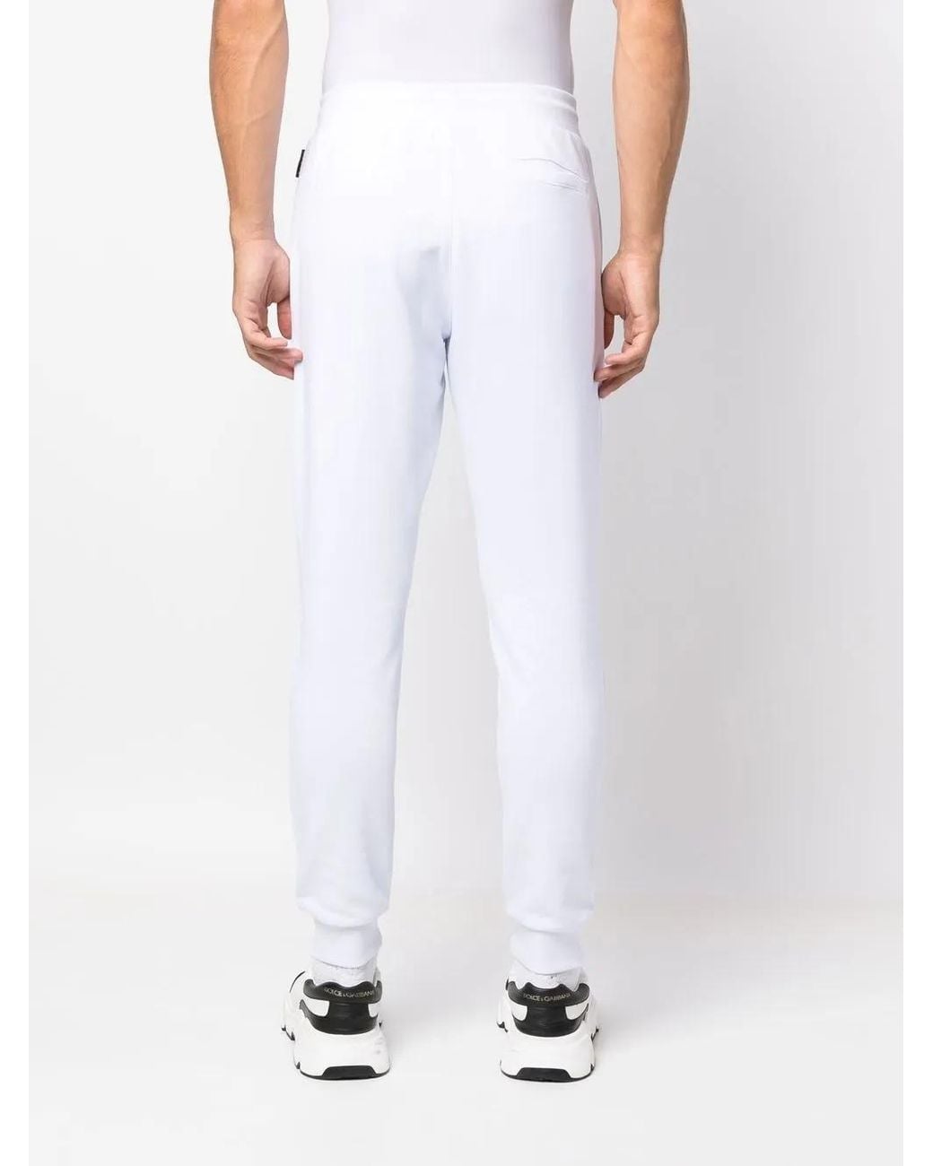 Philipp Plein White Hexagon Tapered Track Pants for men