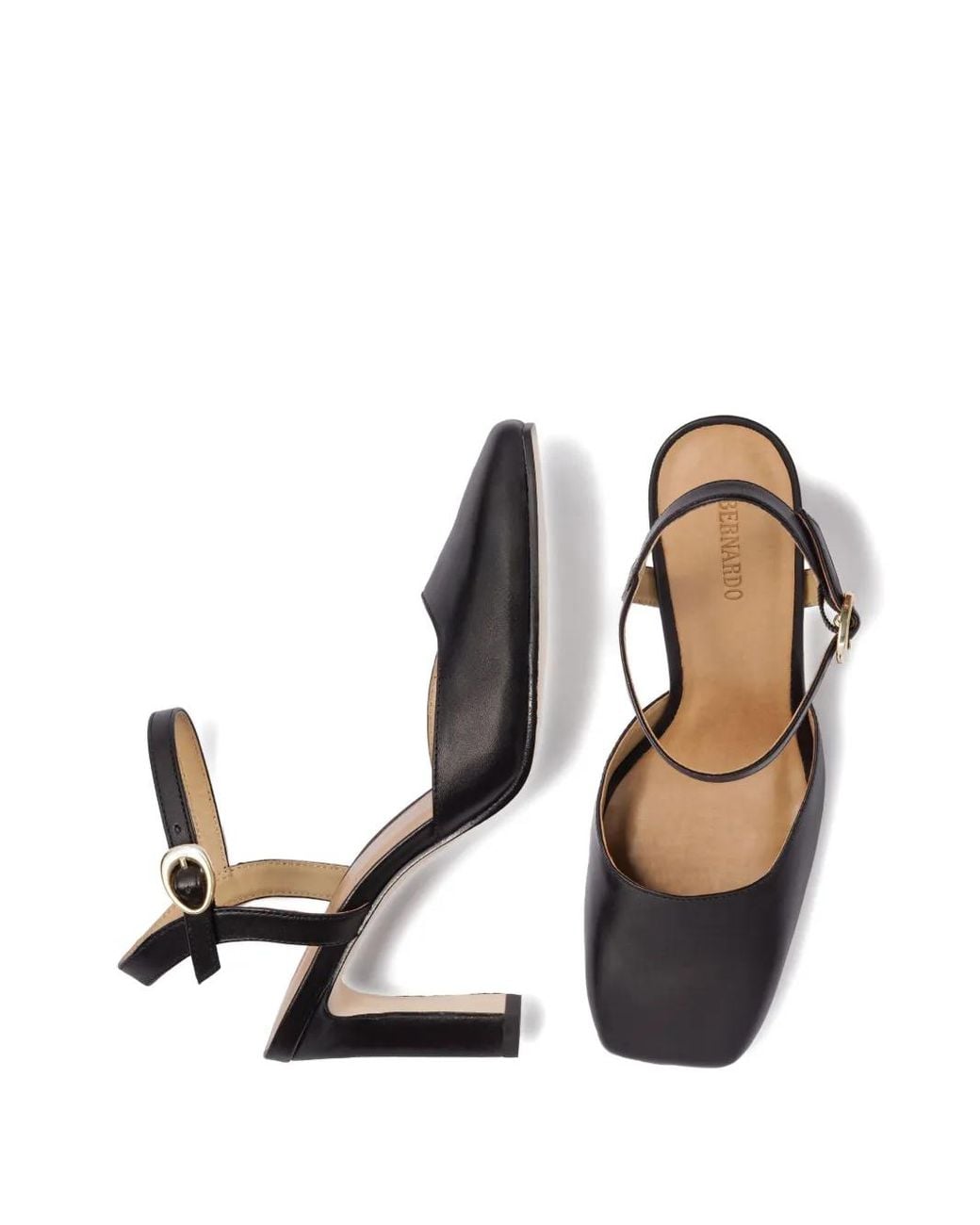Bernardo White 80Mm Gama Ankle-Strap Pumps