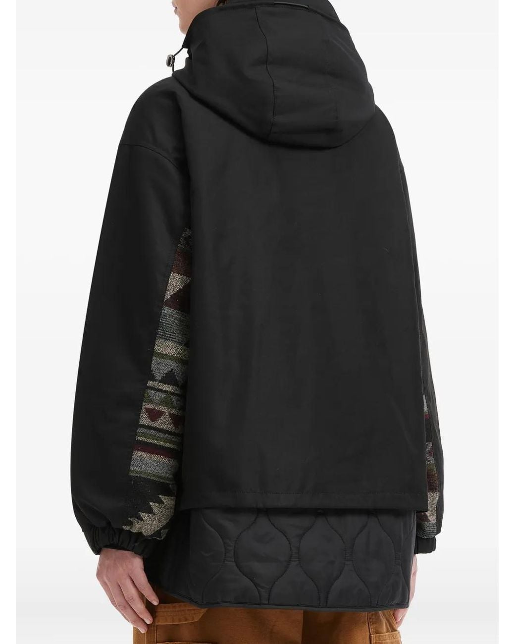 Parka Con Parche Del Logo Musium Div. de hombre de color Black