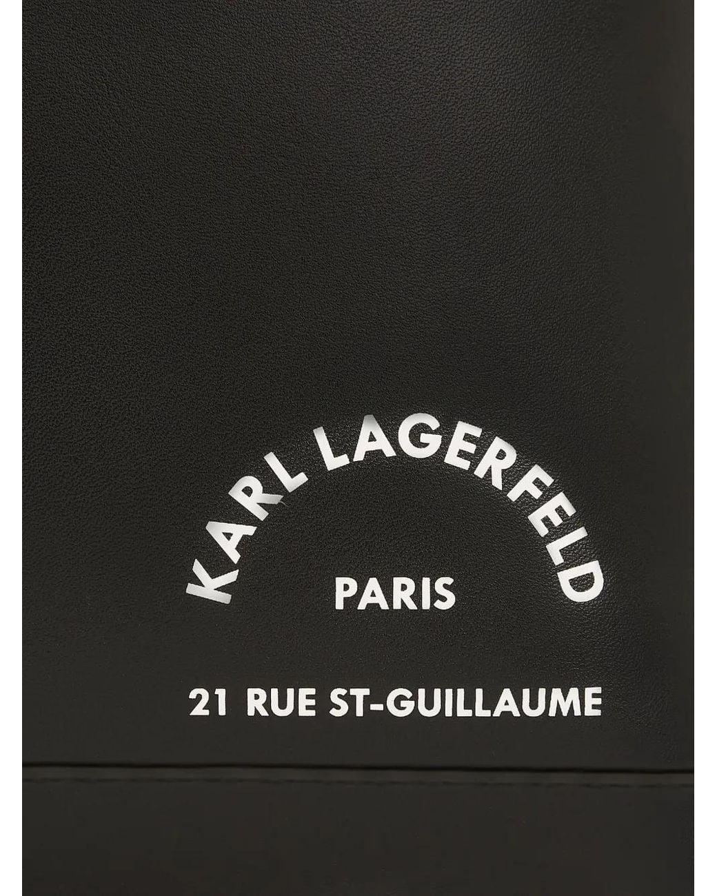 Karl Lagerfeld Black Rue St-Guillaume Backpack for men