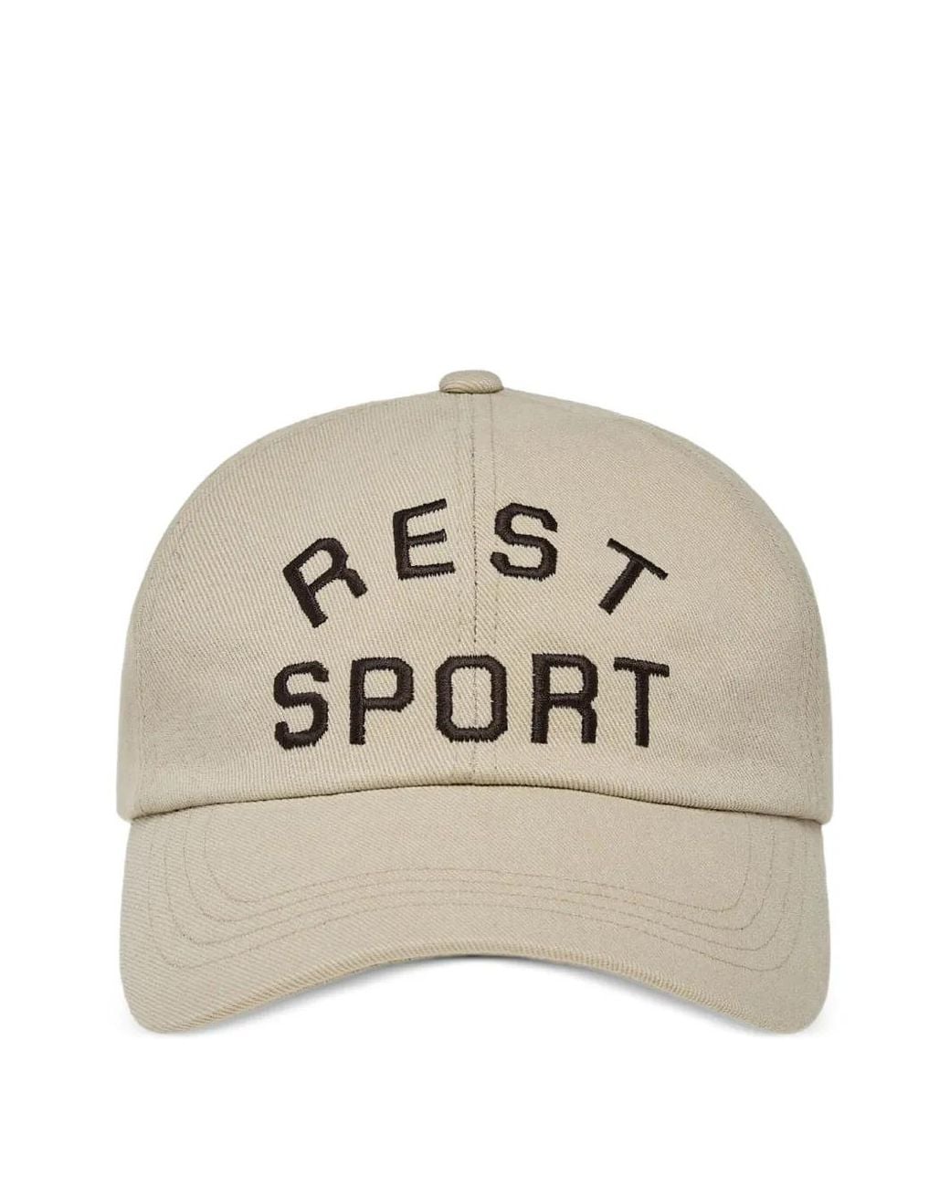 Rest&Recreation Natural Logo-Embroidered Baseball Cap