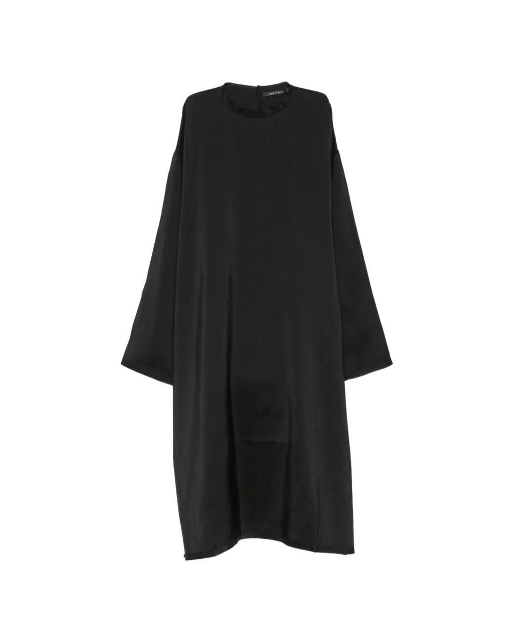 Sofie D'Hoore Black Long-Sleeve Shift Mini Dress
