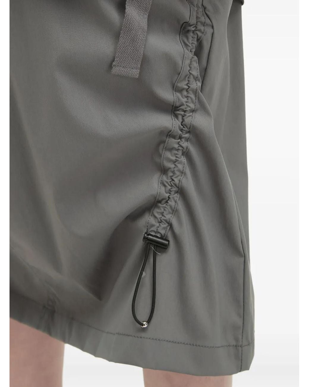 Musium Div. Gray Utility-Pocket Midi Skirt