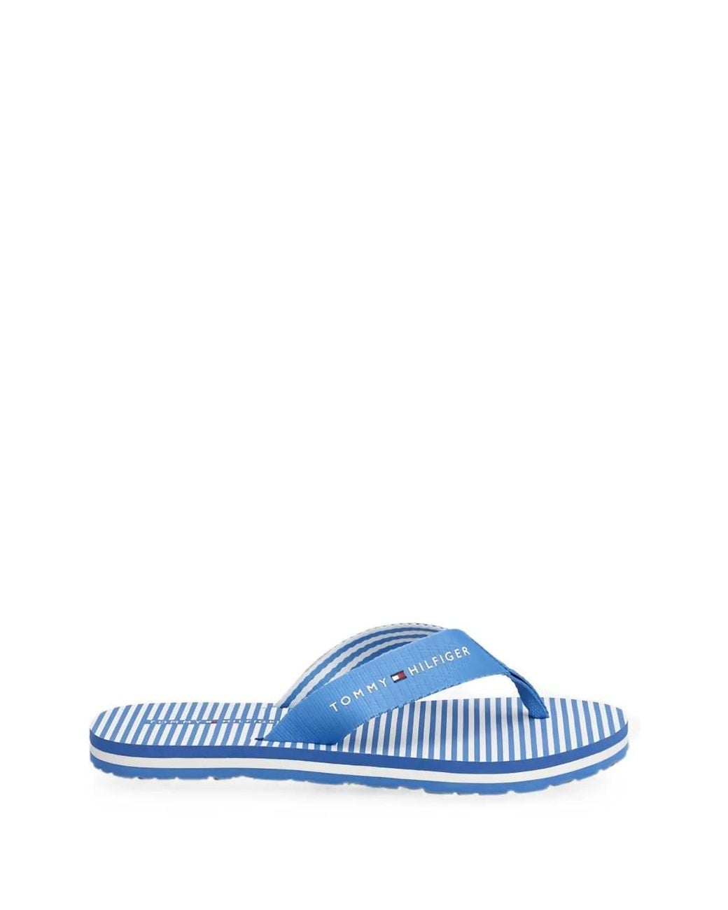 Tommy Hilfiger Blue Ithaca Striped Flip-Flops