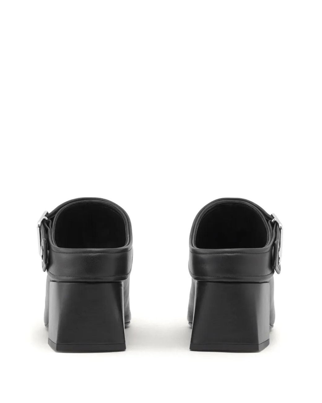 Courreges Black Mules & Clogs