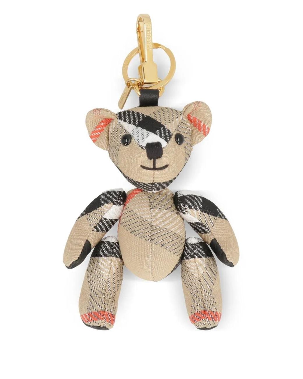 Burberry Metallic Thomas Teddy-Bear Keychain