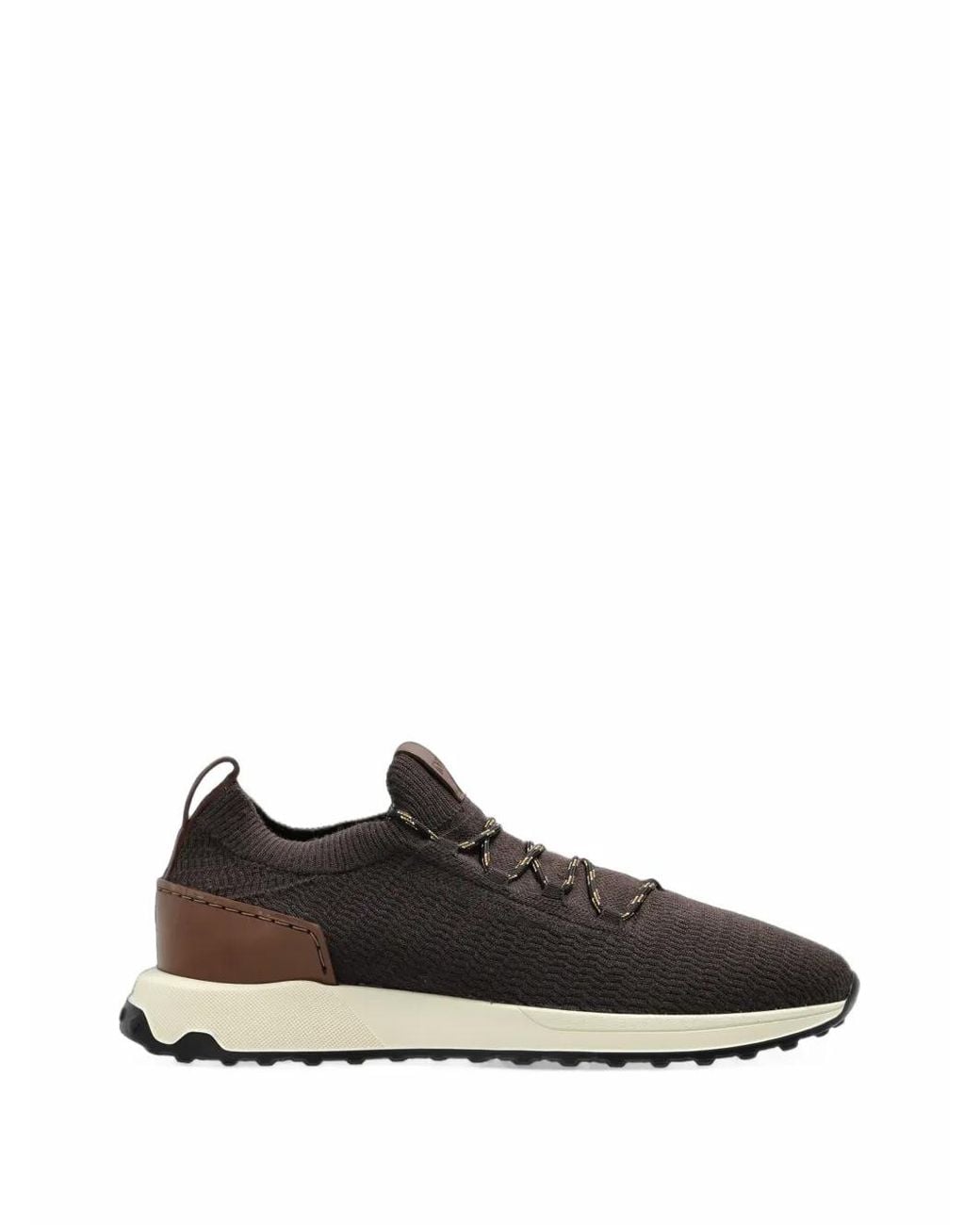 Tod's Black Logo-Patch Panelled Sneakers for men