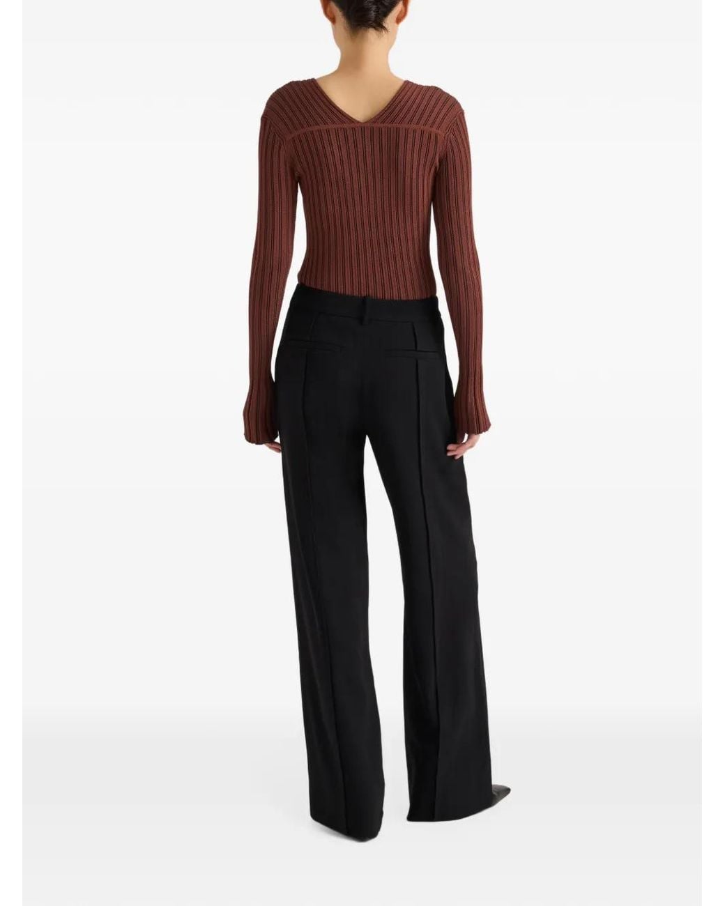 Proenza Schouler Brown Roux Top