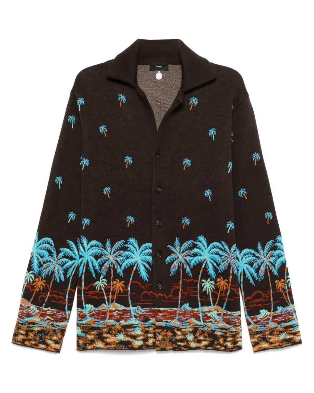 Alanui Black The Tale Of A Hawaiian Shirt for men