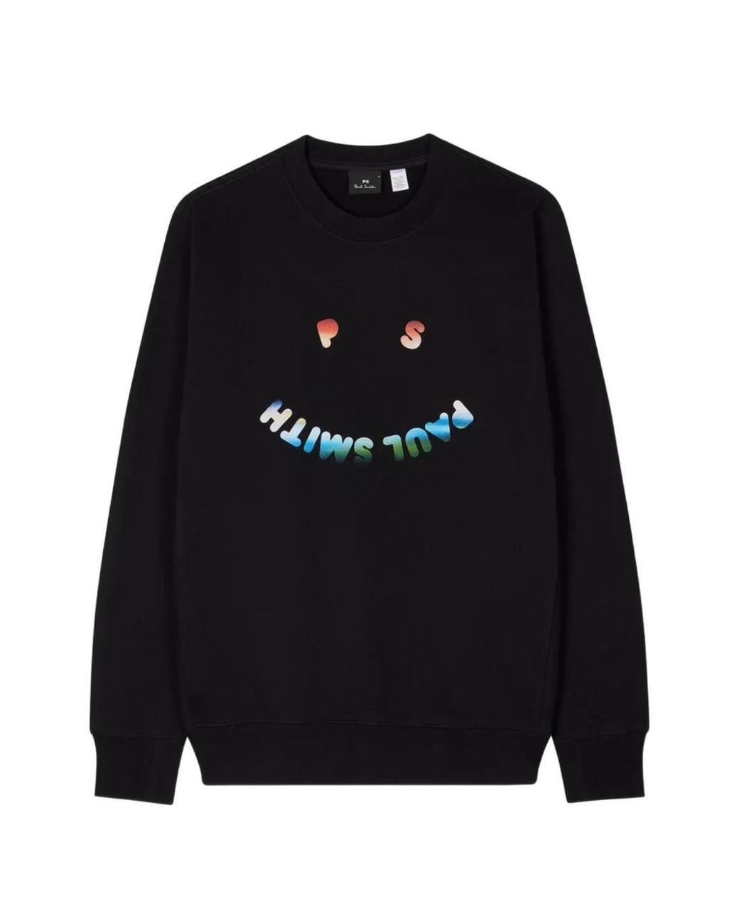 Paul Smith Blue Happy Gradient-Print Sweatshirt for men