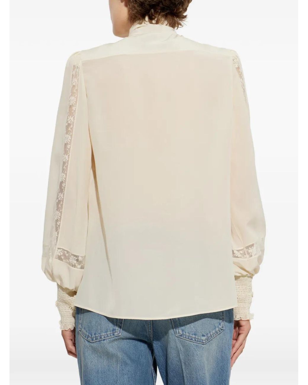 Valentino Garavani White Silk Shirt