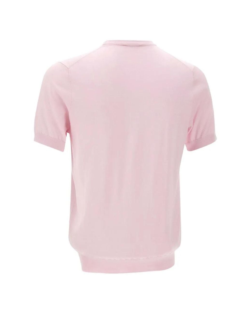 Diktat Pink Crew-Neck T-Shirt for men