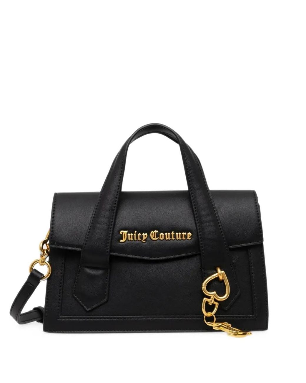 Juicy Couture Black Logo-Plaque Crossbody Bag