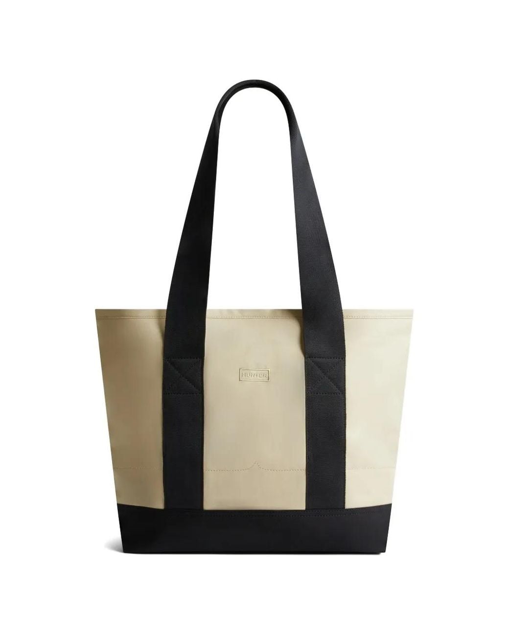 Hunter White Recrafted Tote Bag
