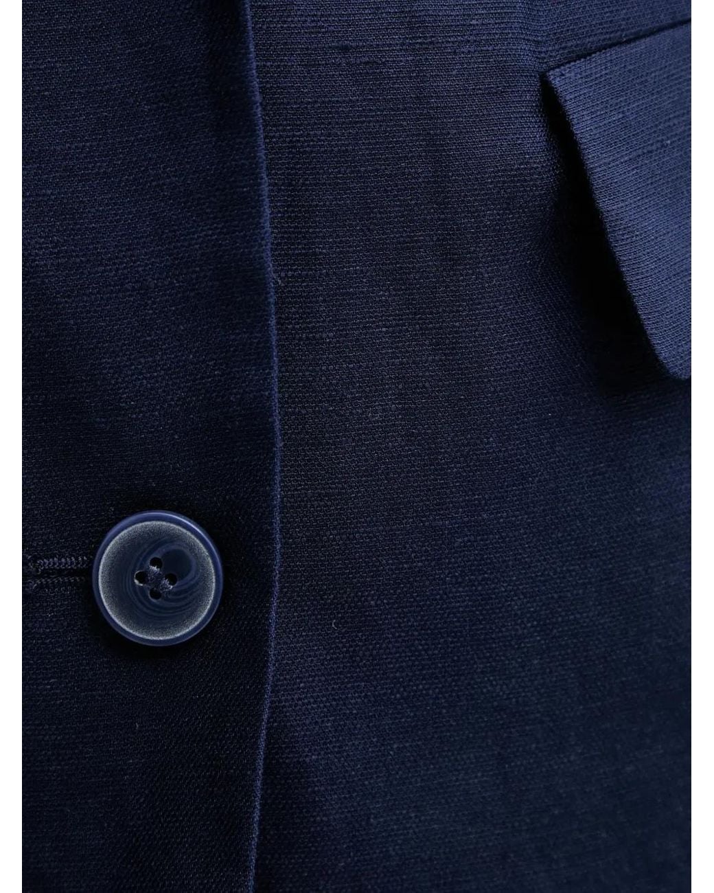 Benetton Blue Buttoned Blazer