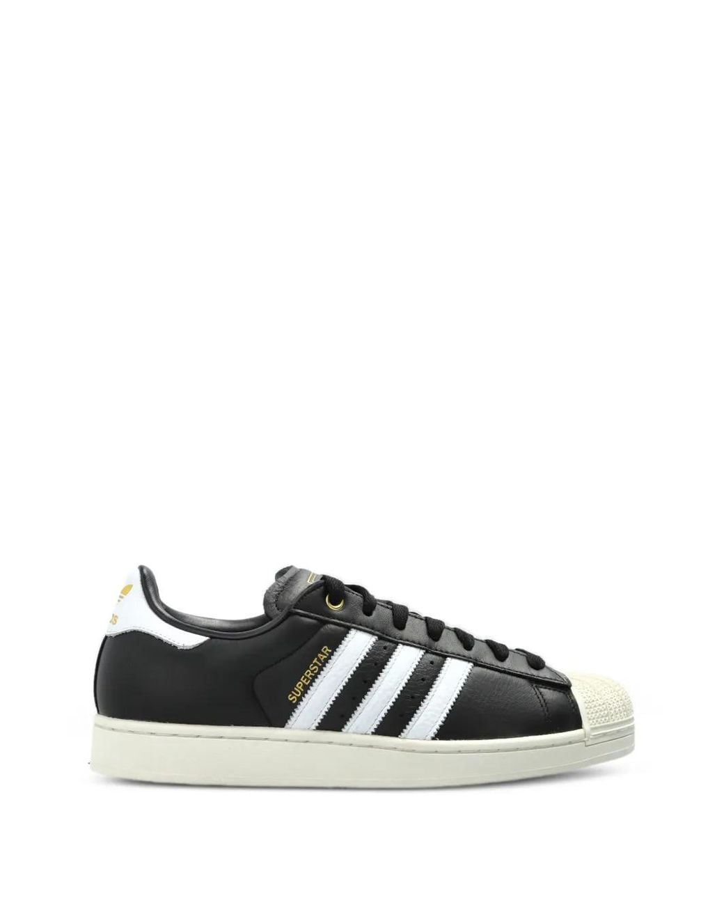 Adidas Black Baskets Superstar Ii À Rayures