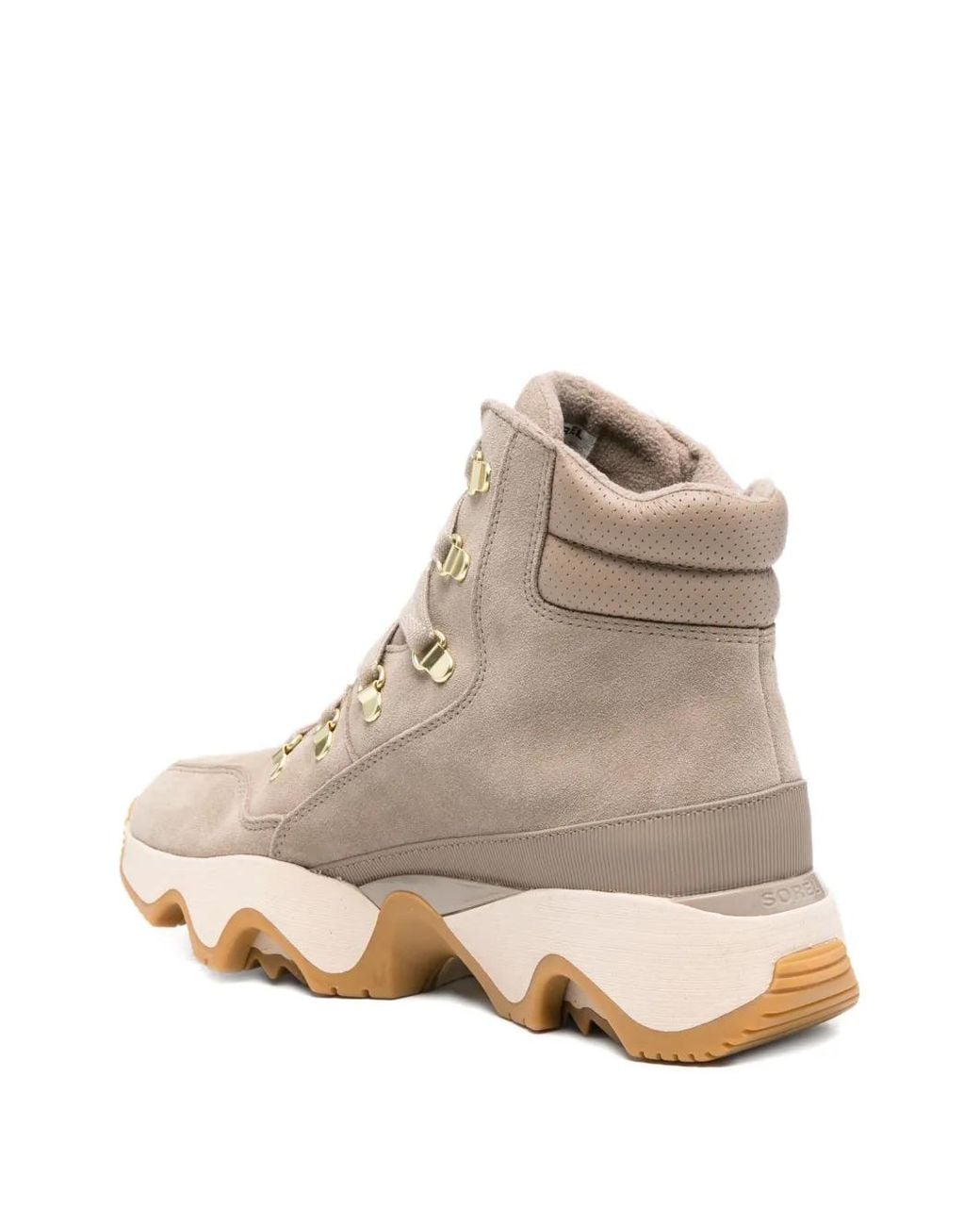 Sorel Natural Kinetic Lace-Up Chunky-Sole Combat Boots