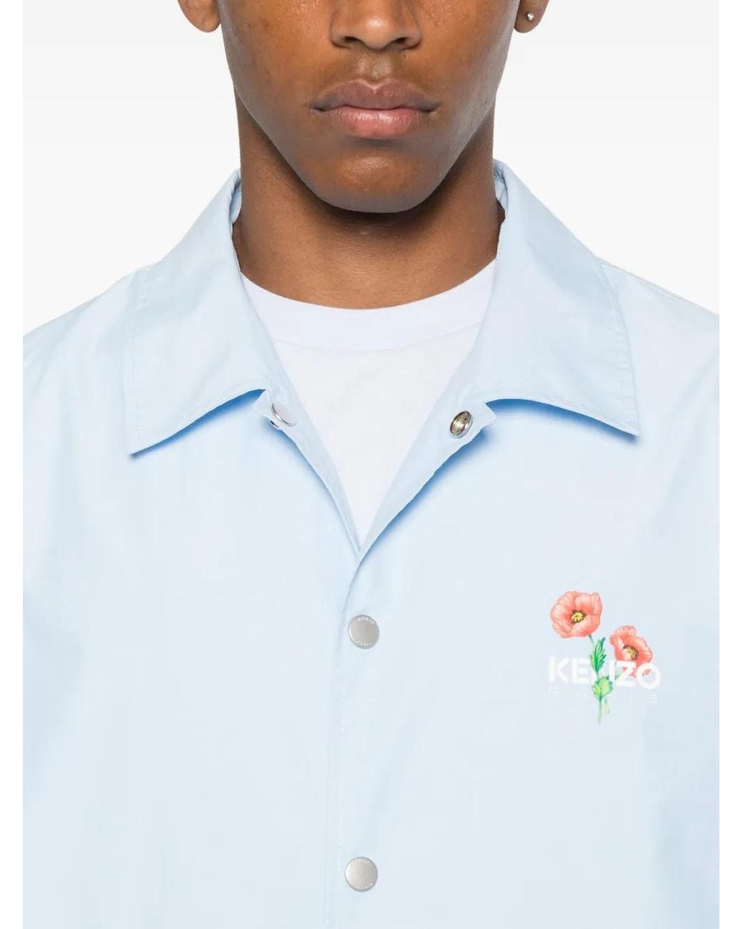 Camicia di KENZO in Blue da Uomo