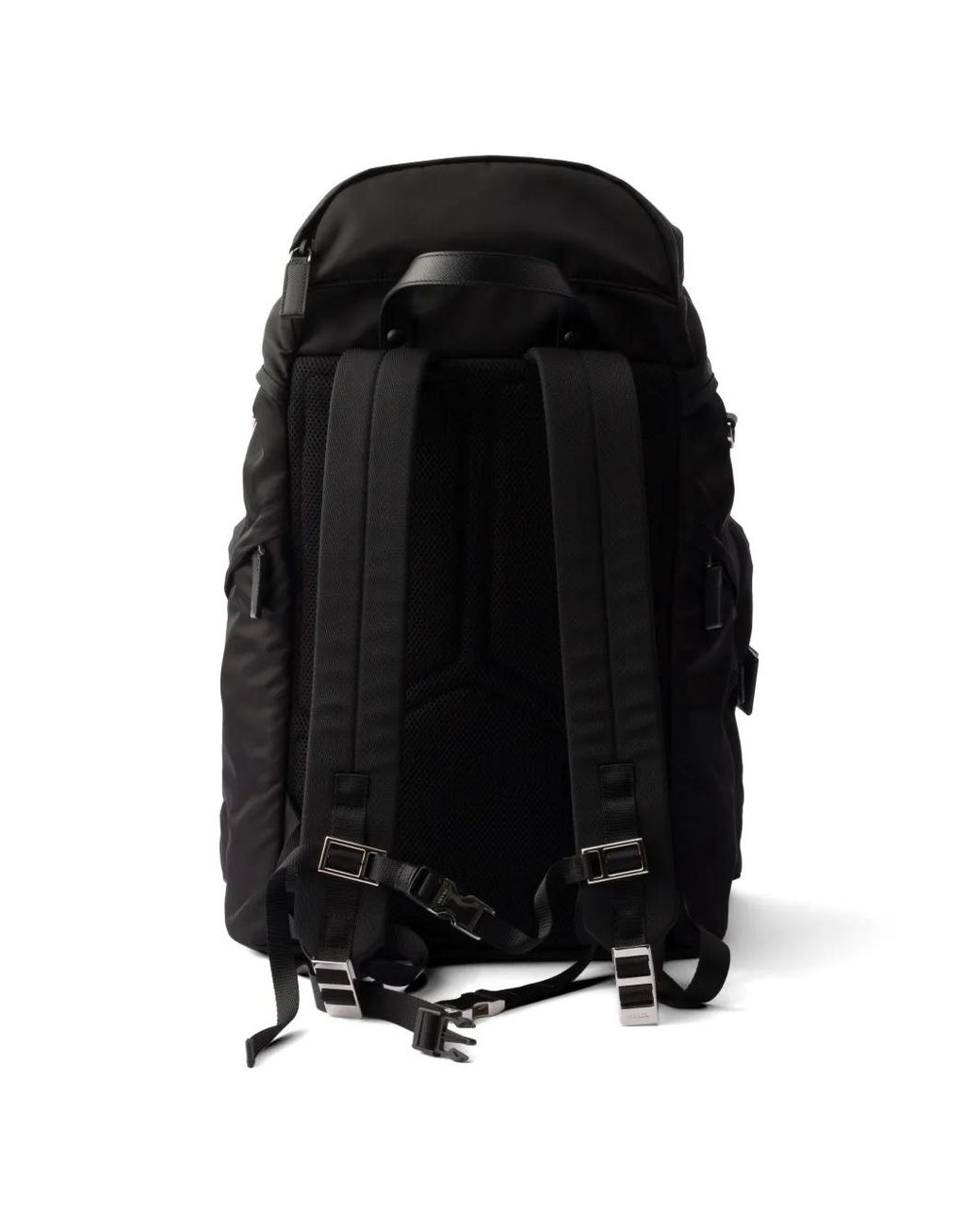 Prada Black Re-Nylon Multi-Pocket Backpack for men