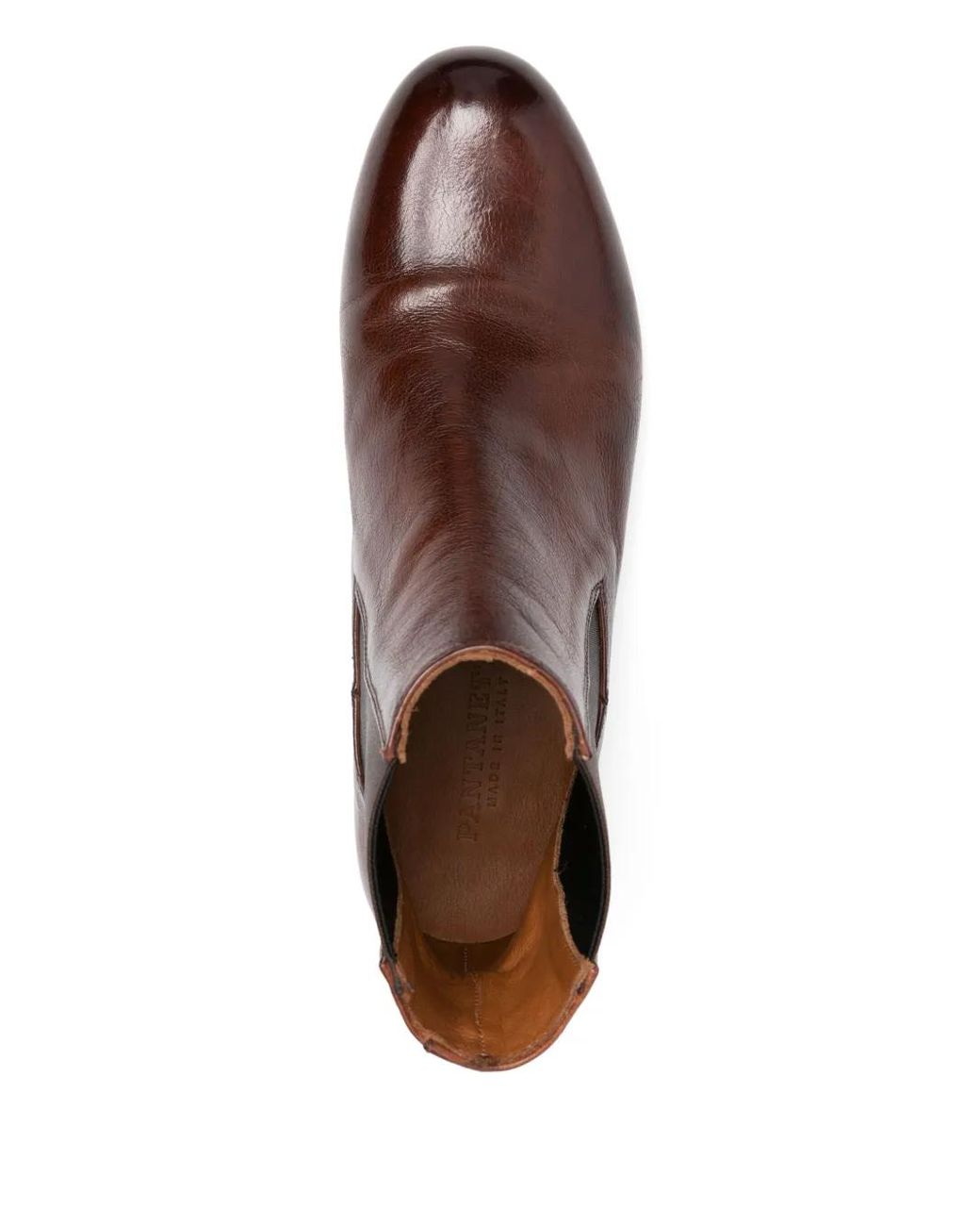 Pantanetti Brown Leather Ankle Boots