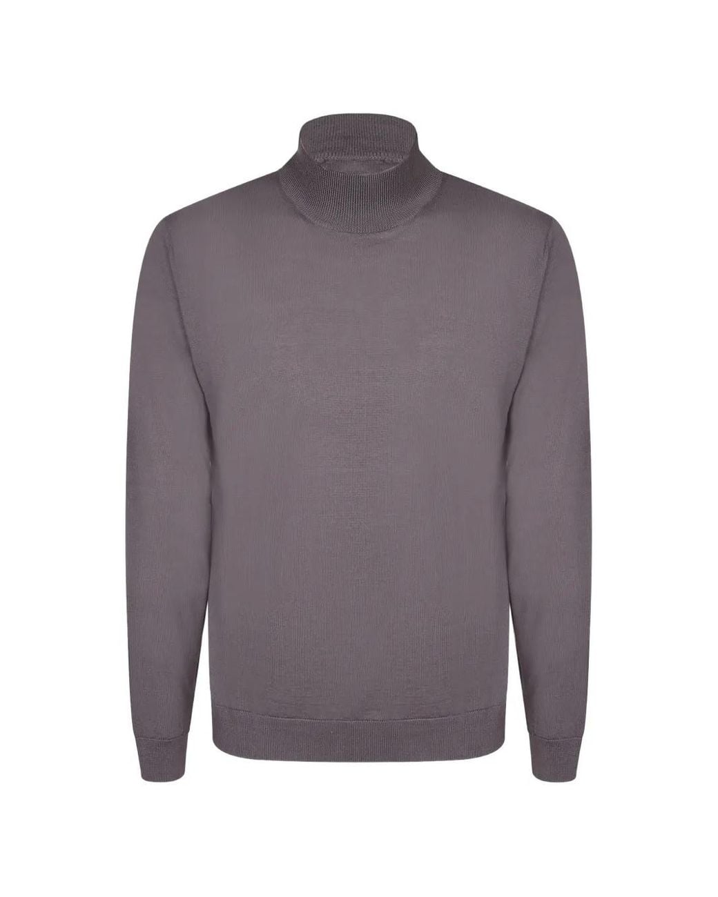 Daniele Fiesoli Purple High-Neck Sweater for men