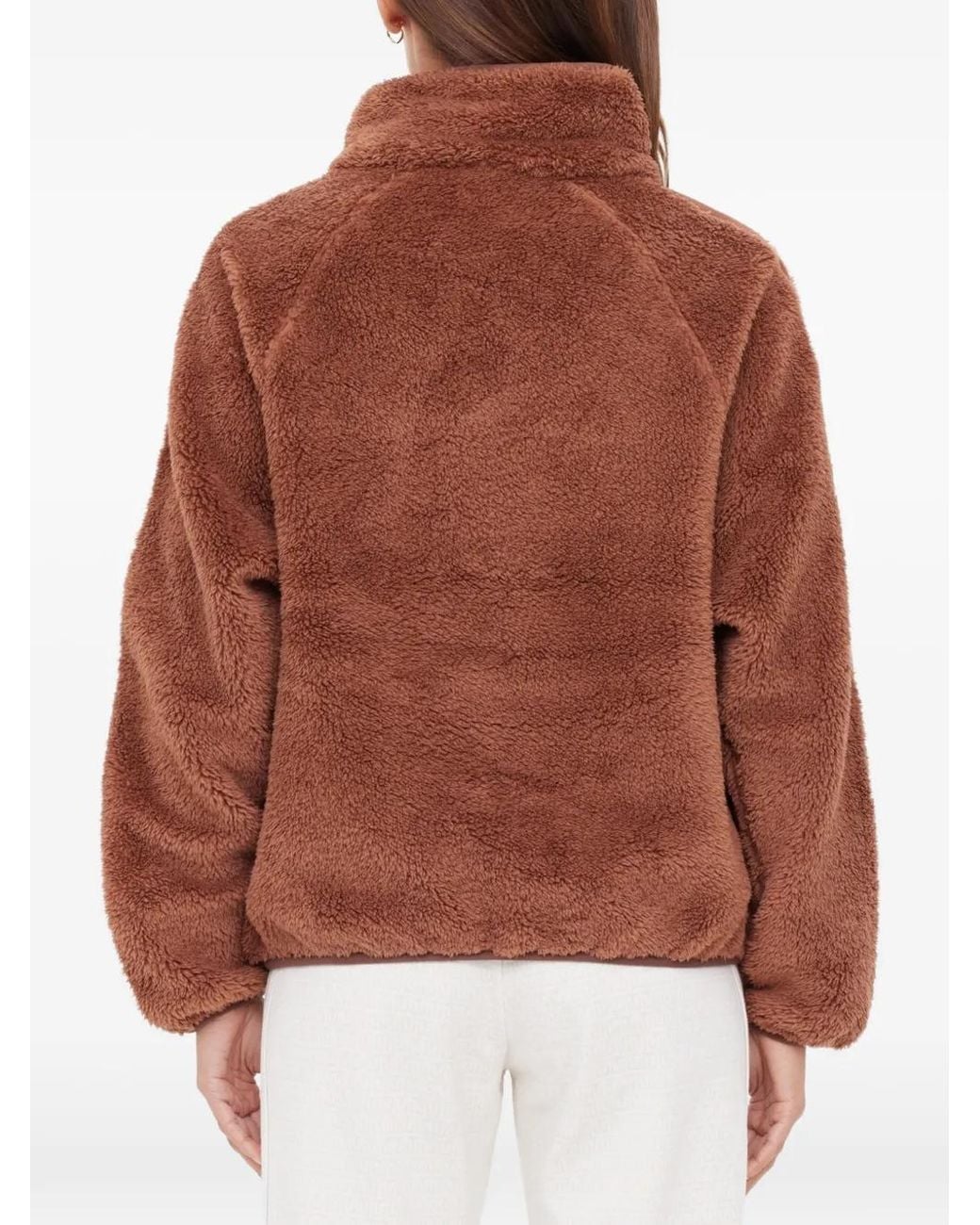 The Upside Brown Harlow Fleece Half-Zip Sweatshirt