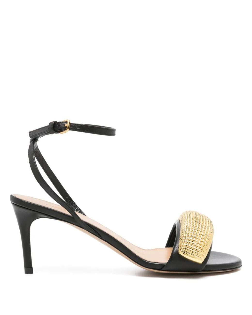 J.W. Anderson Metallic Poppy Leather Sandals