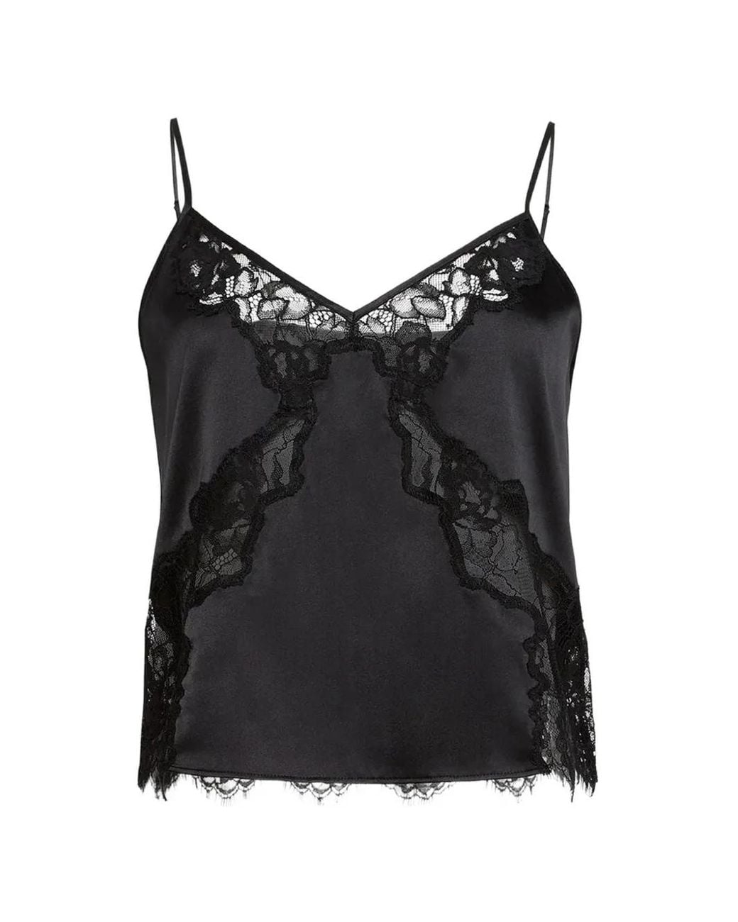 Fleur du Mal Black Juliet Lace Top